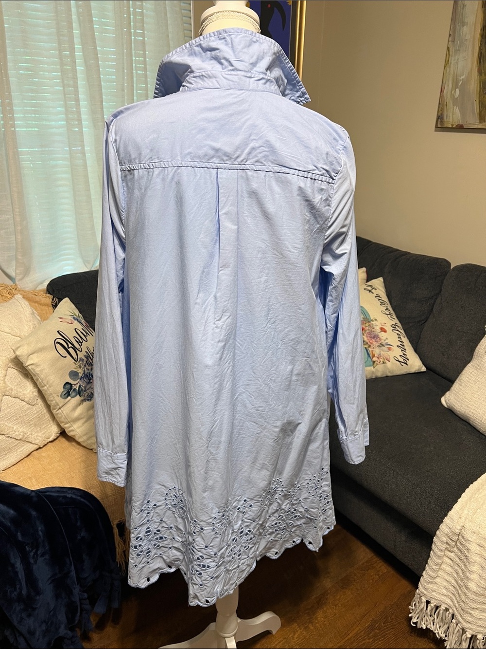 Crown & ivy baby blue dress - Picture 2 of 5